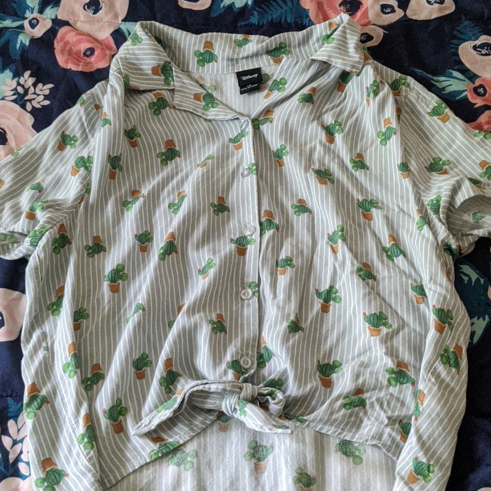 Disney Mickey Button Shirt